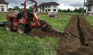 Копка траншей для водопровода в Ярцево: цена за метр от 923 руб.